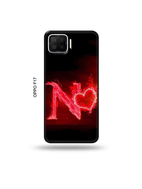fire heart letter n back cover compatible with oppo f17 - 19044946 - Very Small Image - 1