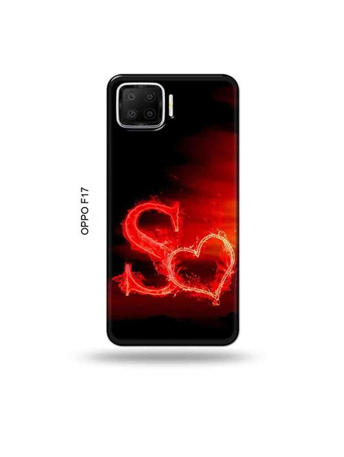 fire heart letter s back cover compatible with oppo f17 - 19044951 - Very Small Image - 1