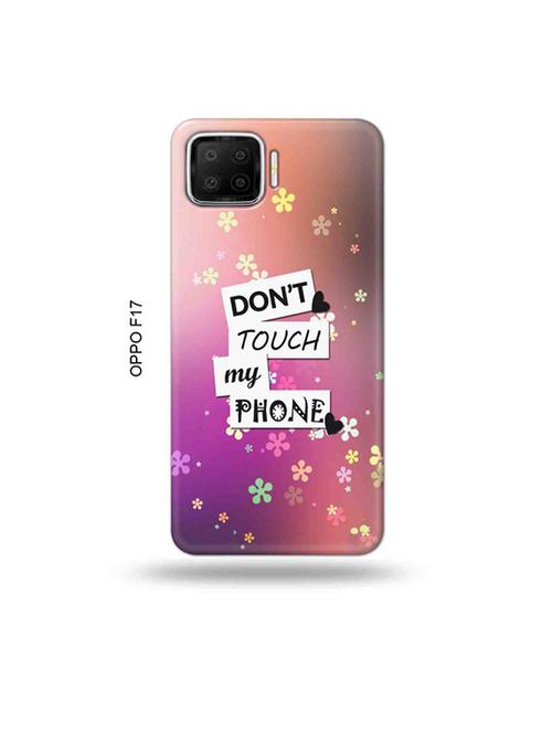 don?t touch my phone back cover compatible with oppo f17 - 19044985 - Very Small Image - 1