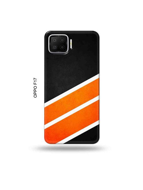 orange strips back cover compatible with oppo f17 - 19045024 - Very Small Image - 1