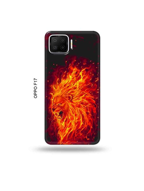 firry lion back cover compatible with oppo f17 - 19045071 - Very Small Image - 1