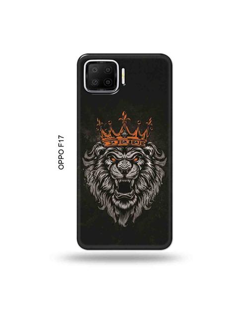 king lion back cover compatible with oppo f17 - 19045084 - Very Small Image - 1