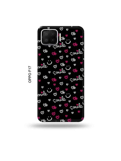 smile doodle back cover compatible with oppo f17 - 19045101 - Very Small Image - 1