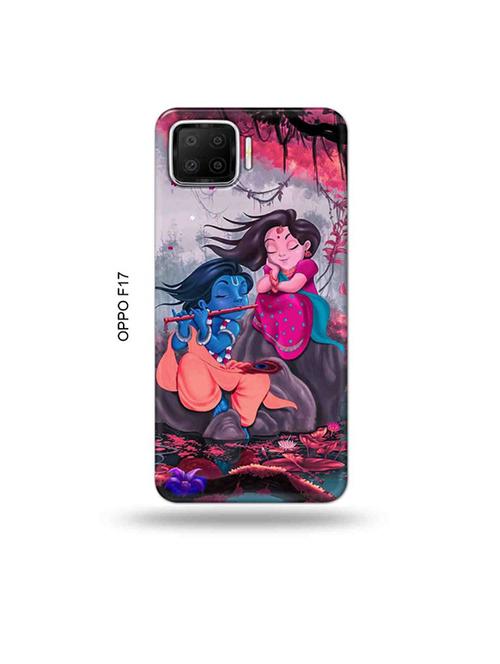 tweakymod designer printed hard case | radha krishna back cover compatible with oppo f17 - 19045167 - Very Small Image - 1