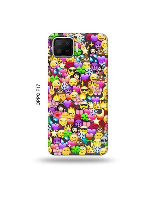 emojis back cover compatible with oppo f17 - 19045218 - Very Small Image - 1