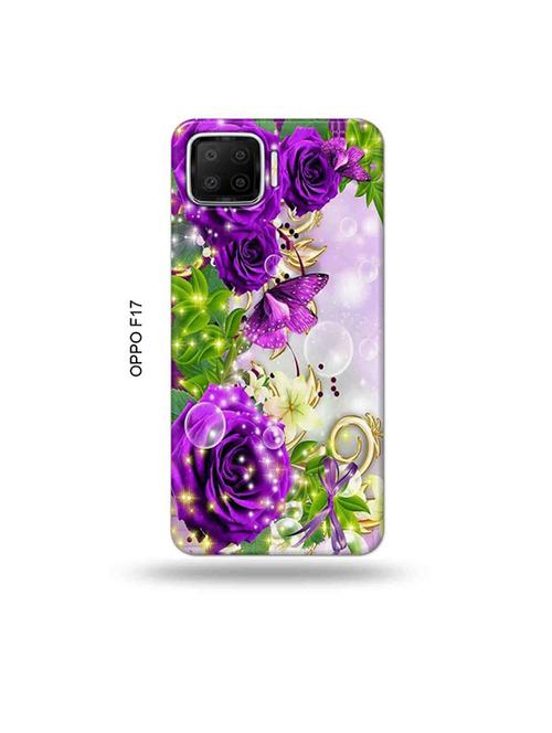 flowers back cover compatible with oppo f17 - 19045342 - Very Small Image - 1
