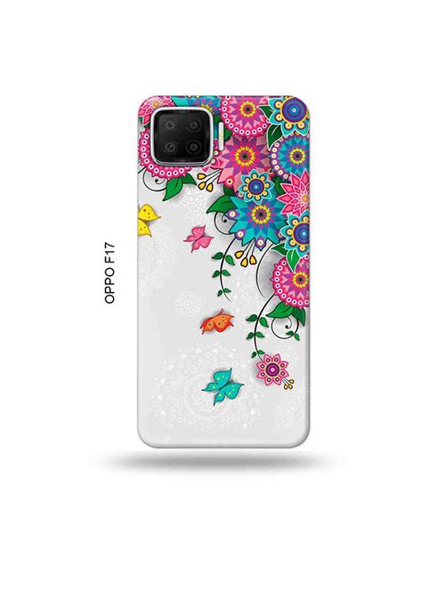 flowers back cover compatible with oppo f17 - 19045349 - Very Small Image - 1