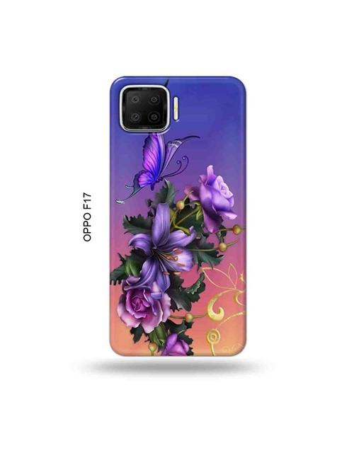 flowers back cover compatible with oppo f17 - 19045370 - Very Small Image - 1