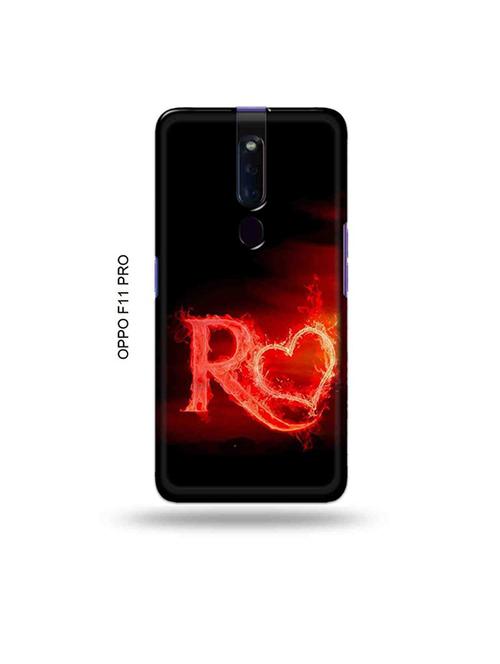 fire heart letter r back cover compatible with oppo f11 pro - 19045473 - Very Small Image - 1