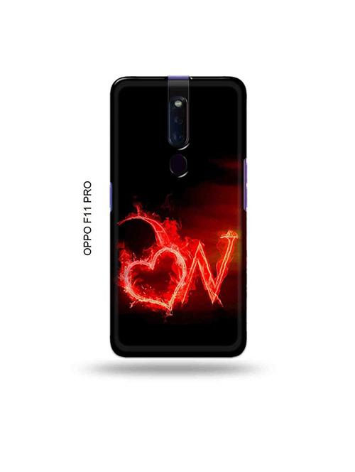 fire heart letter w back cover compatible with oppo f11 pro - 19045478 - Very Small Image - 1