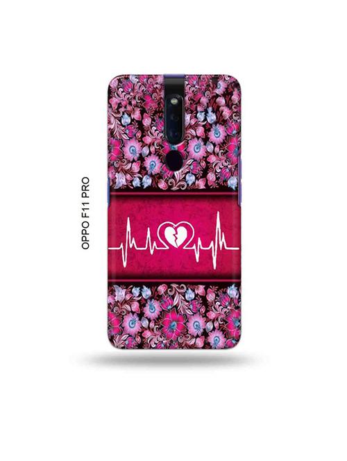 heart ecg back cover compatible with oppo f11 pro - 19045665 - Very Small Image - 1