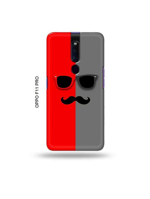 hipster red back cover compatible with oppo f11 pro - 19045717 - Very Small Image - 1