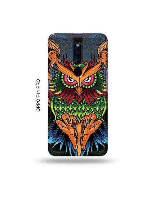 colourful owl back cover compatible with oppo f11 pro - 19045728 - Very Small Image - 1