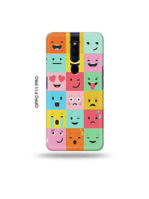 emojies back cover compatible with oppo f11 pro - 19045762 - Very Small Image - 1