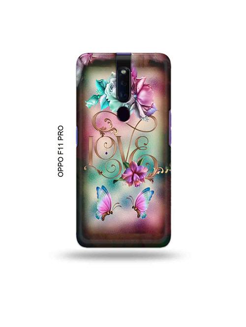floral love back cover compatible with oppo f11 pro - 19045828 - Very Small Image - 1