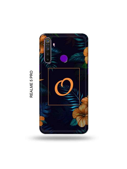 floral o back cover compatible with realme 5 pro - 19046015 - Very Small Image - 1
