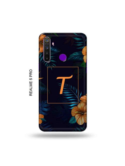 floral t back cover compatible with realme 5 pro - 19046020 - Very Small Image - 1