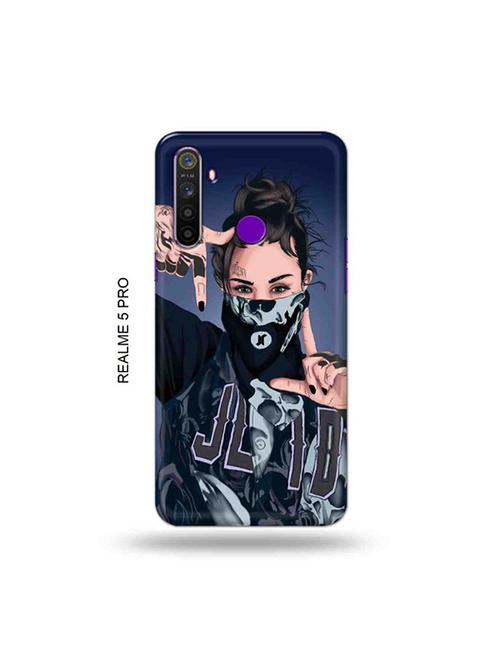 funky girl back cover compatible with realme 5 pro - 19046037 - Very Small Image - 1