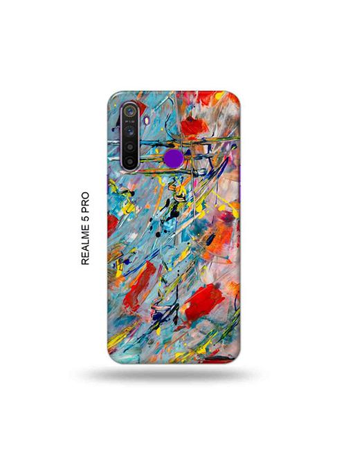 abstract back cover compatible with realme 5 pro - 19046069 - Very Small Image - 1