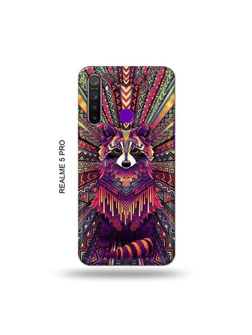 kalankari fox back cover compatible with realme 5 pro - 19046137 - Very Small Image - 1