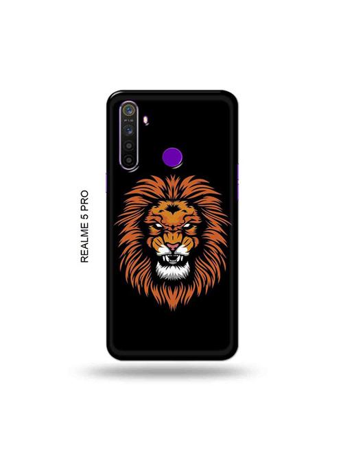 lions back cover compatible with realme 5 pro - 19046139 - Very Small Image - 1