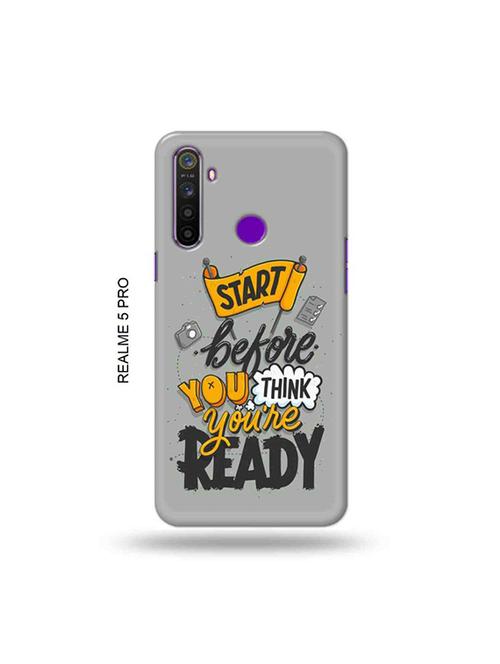 start before you think youre ready back cover compatible with realme 5 pro - 19046171 - Very Small Image - 1