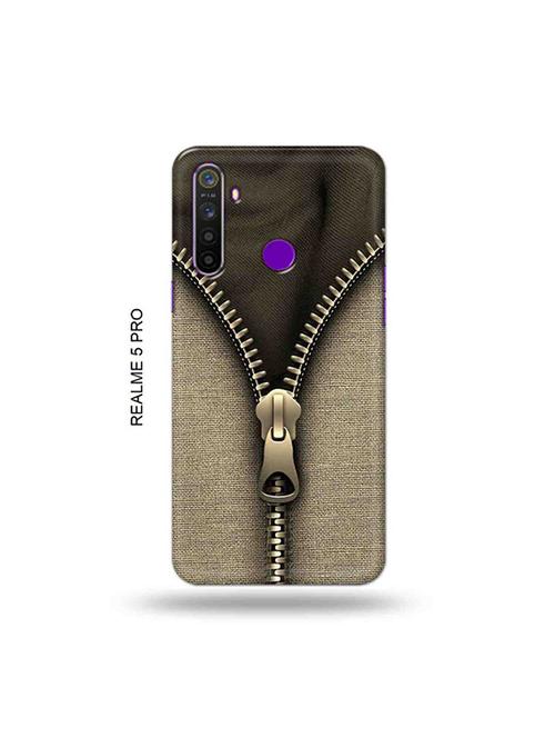 zipper back cover compatible with realme 5 pro - 19046179 - Very Small Image - 1