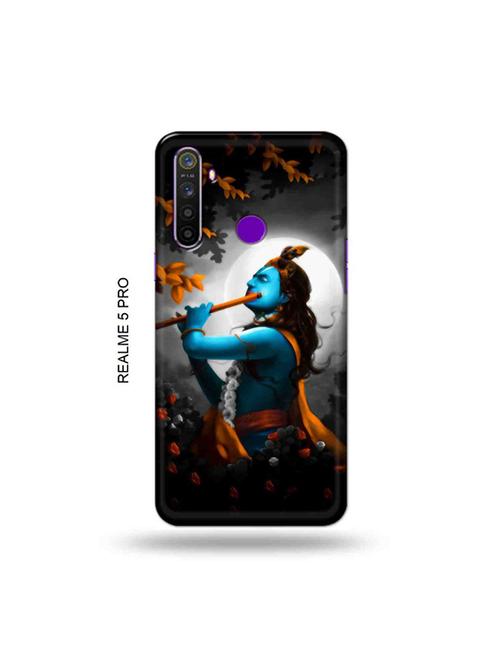 lord krishna back cover compatible with realme 5 pro - 19046210 - Very Small Image - 1
