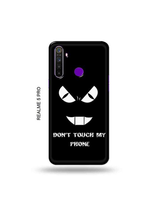 don't touch my phone back cover compatible with realme 5 pro - 19046234 - Very Small Image - 1