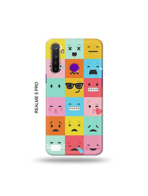 emojies back cover compatible with realme 5 pro - 19046282 - Very Small Image - 1