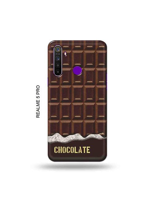 chocolate back cover compatible with realme 5 pro - 19046330 - Very Small Image - 1