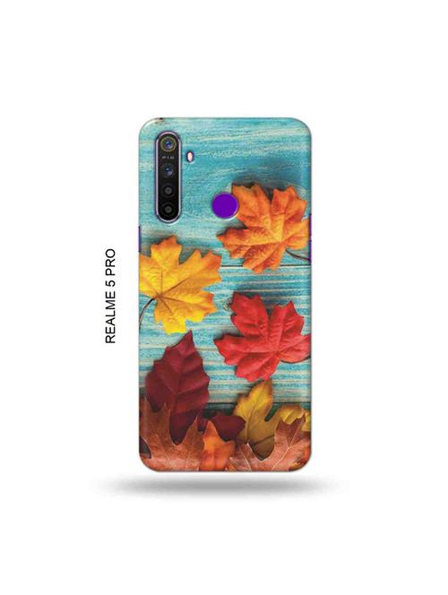 flowers back cover compatible with realme 5 pro - 19046394 - Very Small Image - 1