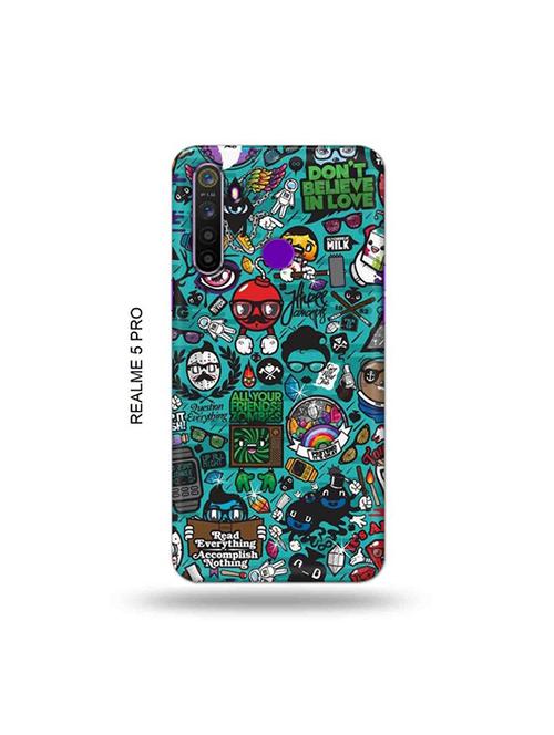 zombies dope back cover compatible with realme 5 pro - 19046417 - Very Small Image - 1
