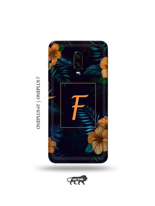 floral f back cover compatible with oneplus 6t, oneplus 7 - 19048105 - Very Small Image - 1