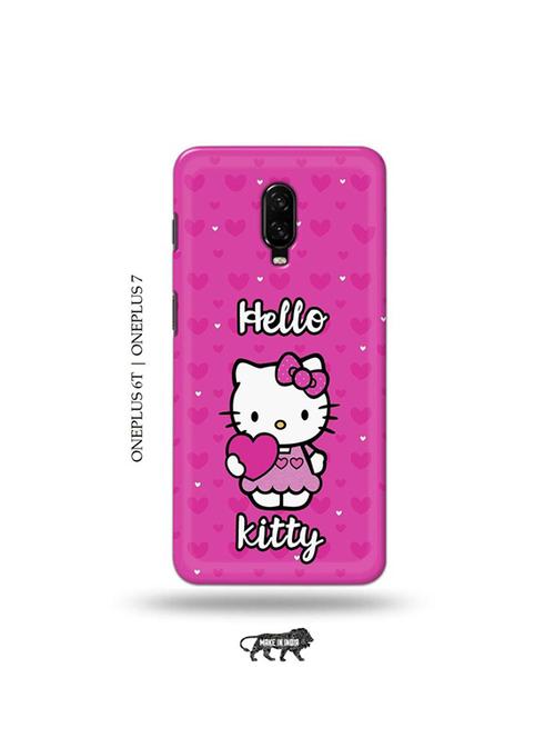 hello kitty back cover compatible with oneplus 6t, oneplus 7 - 19048127 - Very Small Image - 1