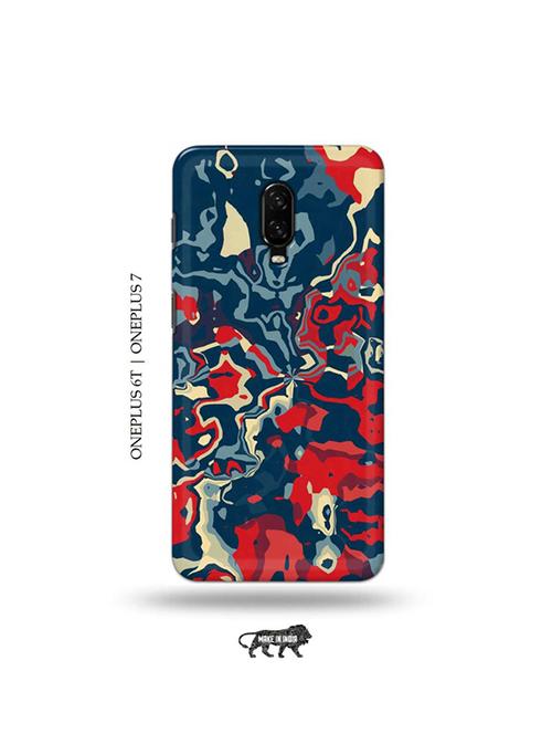abstract red back cover compatible with oneplus 6t, oneplus 7 - 19048197 - Very Small Image - 1