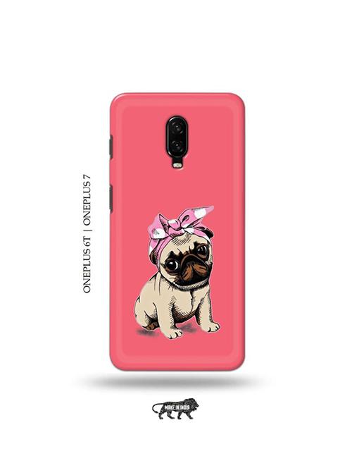 tweakymod designer printed hard case | cute dog back cover compatible with oneplus 6t, oneplus 7 - 19048233 - Very Small Image - 1