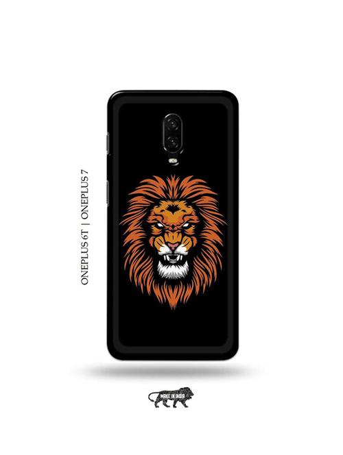 tweakymod designer printed hard case | lions back cover compatible with oneplus 6t, oneplus 7 - 19048238 - Very Small Image - 1