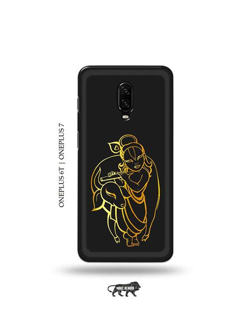 tweakymod designer printed hard case | krishna back cover compatible with oneplus 6t, oneplus 7 - 19048300 - Very Small Image - 1