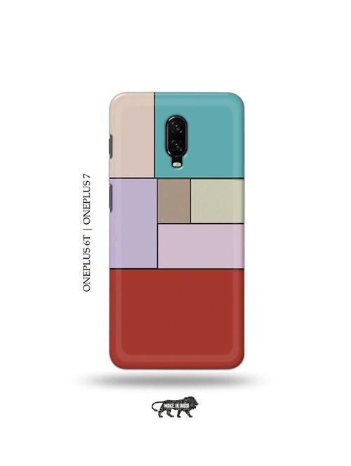 tweakymod designer printed hard case | blocks back cover compatible with oneplus 6t, oneplus 7 - 19048389 - Very Small Image - 1