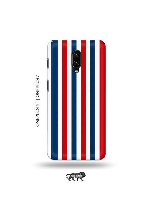 tweakymod designer printed hard case | strips back cover compatible with oneplus 6t, oneplus 7 - 19048401 - Very Small Image - 1