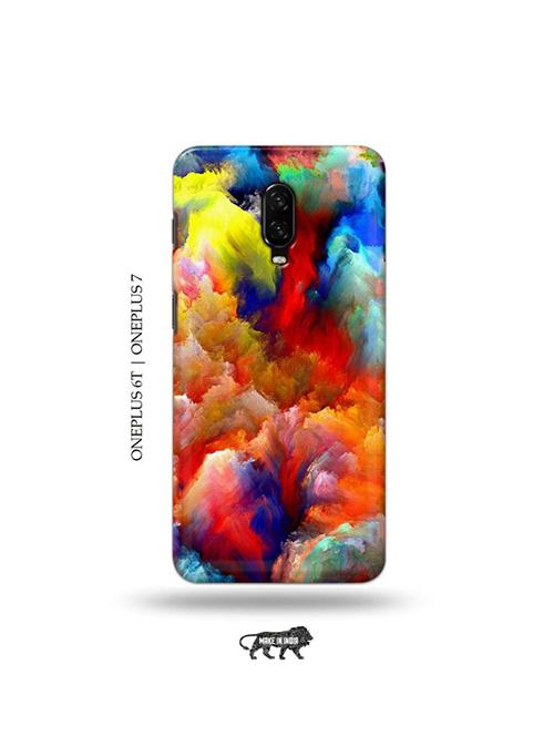 tweakymod designer printed hard case | colourful clouds back cover compatible with oneplus 6t, oneplus 7 - 19048409 - Very Small Image - 1