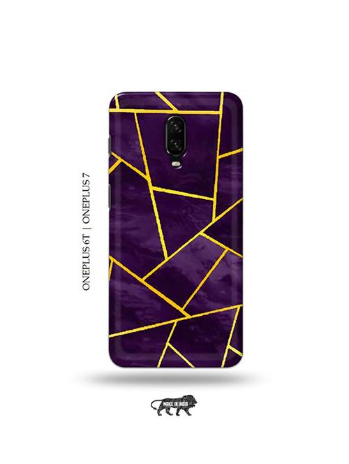 tweakymod designer printed hard case | vertical strips back cover compatible with oneplus 6t, oneplus 7 - 19048426 - Very Small Image - 1