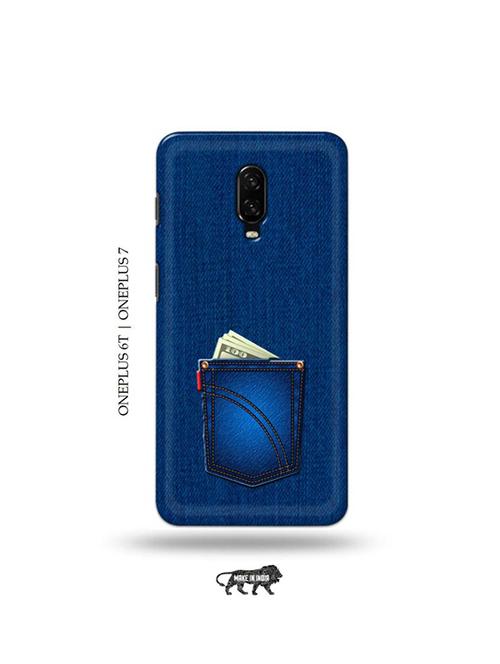 tweakymod designer printed hard case | jeans back cover compatible with oneplus 6t, oneplus 7 - 19048440 - Very Small Image - 1