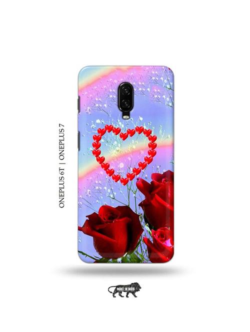 tweakymod designer printed hard case | love design back cover compatible with oneplus 6t, oneplus 7 - 19048452 - Very Small Image - 1