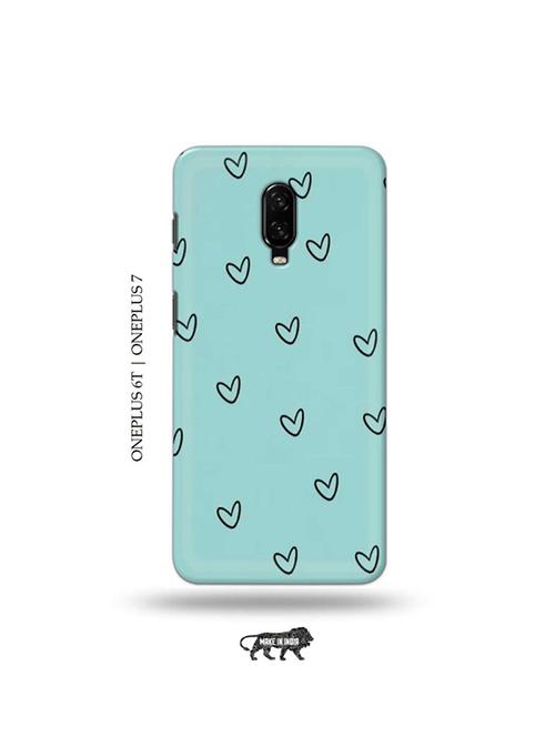 tweakymod designer printed hard case | hearts back cover compatible with oneplus 6t, oneplus 7 - 19048463 - Very Small Image - 1