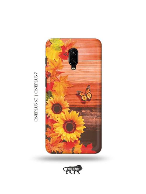 tweakymod designer printed hard case | flowers back cover compatible with oneplus 6t, oneplus 7 - 19048495 - Very Small Image - 1