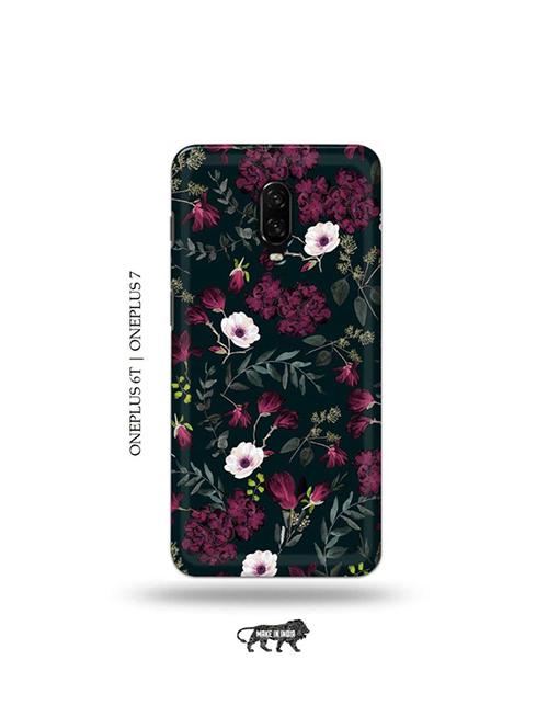 tweakymod designer printed hard case | flowers back cover compatible with oneplus 6t, oneplus 7 - 19048501 - Very Small Image - 1