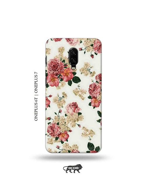 tweakymod designer printed hard case | flowers back cover compatible with oneplus 6t, oneplus 7 - 19048504 - Very Small Image - 1
