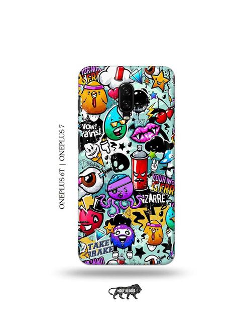 tweakymod designer printed hard case | funny dope back cover compatible with oneplus 6t, oneplus 7 - 19048517 - Very Small Image - 1